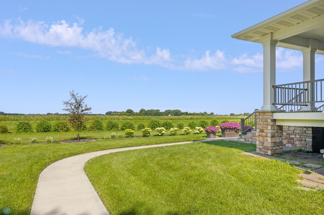 9730 177th Ave SE, Fairmount, ND 58030 - view of yard featuring a rural view
