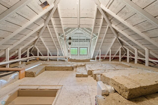 9730 177th Ave SE, Fairmount, ND 58030 - view of unfinished attic