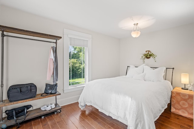 9730 177th Ave SE, Fairmount, ND 58030 - bedroom featuring baseboards and hardwood / wood-style flooring
