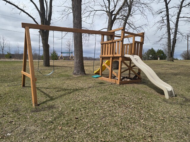 50967 Wymer Lake Trl, Hobart Twp, MN 56544 - view of play area with a lawn