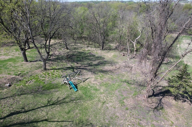 1433 Ridgeview Dr, Montevideo, MN 56265 - view of yard with a wooded view