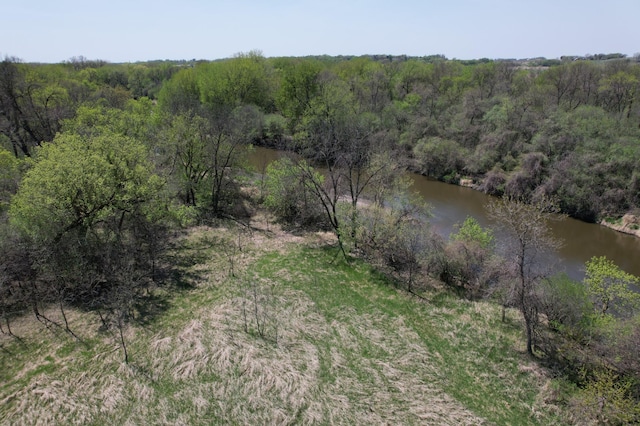 1433 Ridgeview Dr, Montevideo, MN 56265 - view of property location with a nearby body of water and a heavily wooded area