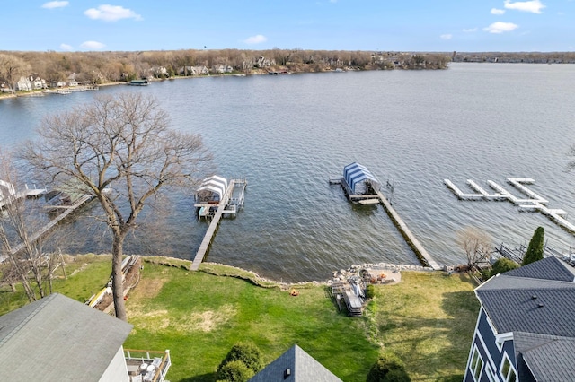 4101 Highwood Rd, Orono, MN 55364 - view of dock with a water view