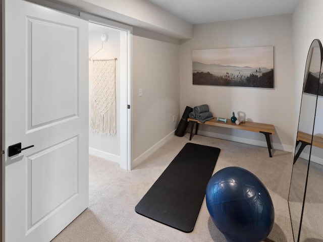 7881 Austin Way, Inver Grove Heights, MN 55077 - exercise room featuring carpet and baseboards
