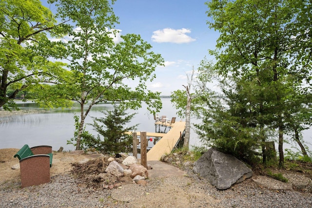6070 Pilger Ave NW, Annandale, MN 55302 - dock featuring a water view
