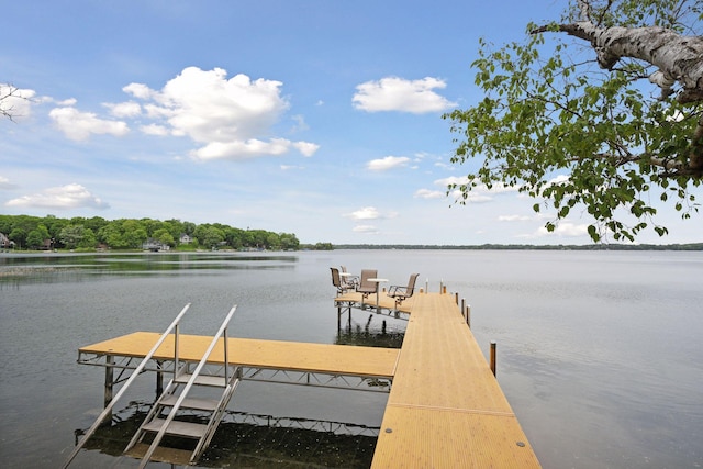 6070 Pilger Ave NW, Annandale, MN 55302 - dock area featuring a water view