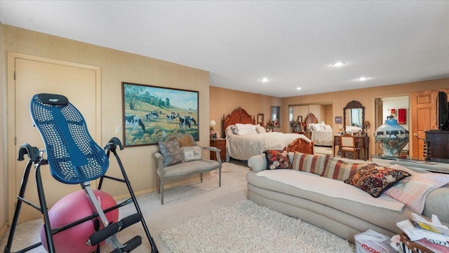1007 Van Dyke Rd NW, Alexandria, MN 56308 - bedroom featuring recessed lighting, carpet, and baseboards