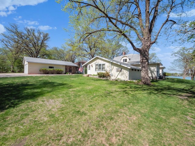 1007 Van Dyke Rd NW, Alexandria, MN 56308 - view of grassy yard featuring a water view
