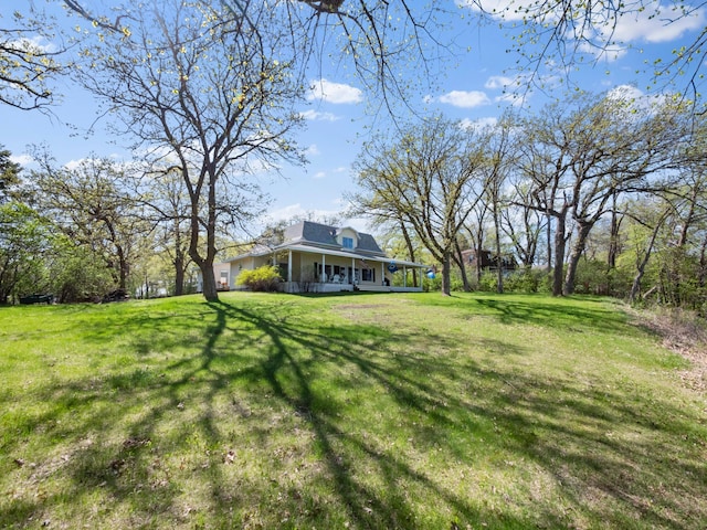 1007 Van Dyke Rd NW, Alexandria, MN 56308 - view of green lawn featuring a porch