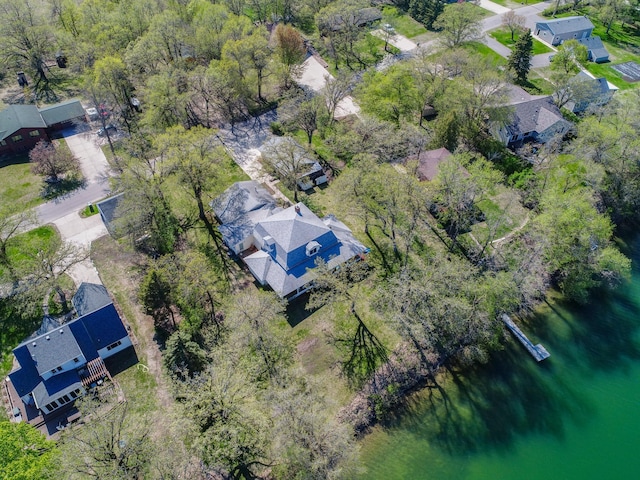 1007 Van Dyke Rd NW, Alexandria, MN 56308 - aerial view of property and surrounding area featuring a large body of water and nearby suburban area