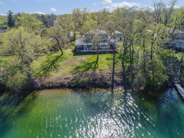 1007 Van Dyke Rd NW, Alexandria, MN 56308 - aerial overview of property's location featuring a nearby body of water and a forest