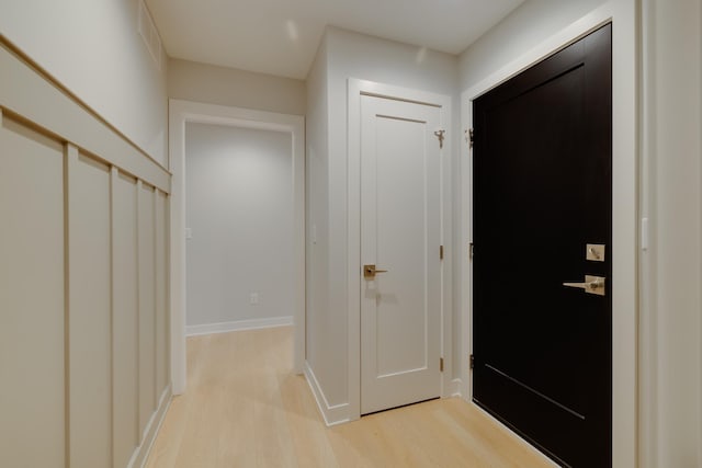 1824 Brandt Dr NE, Byron, MN 55920 - hallway featuring light wood finished floors and baseboards
