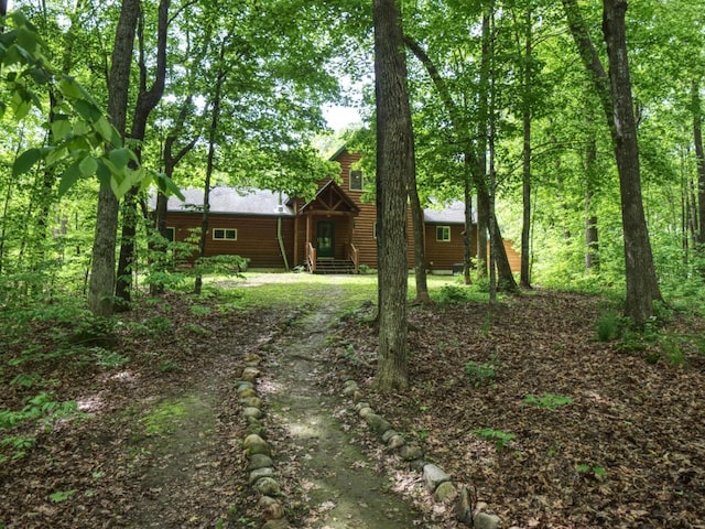 14534 290th Ave, Sampson Twp, WI 54757 - view of front of home