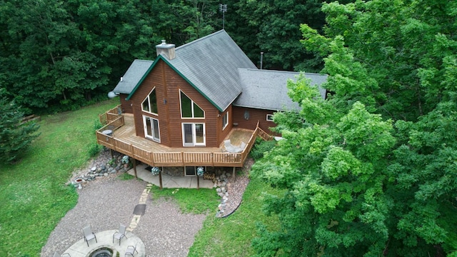 14534 290th Ave, Sampson Twp, WI 54757 - view of subject property