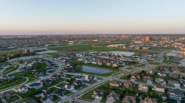 2704 1st St E, West Fargo, ND 58078 - aerial view of property's location featuring a large body of water