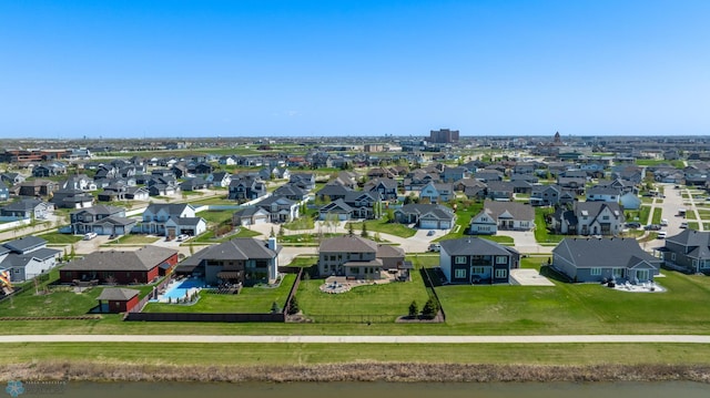 2704 1st St E, West Fargo, ND 58078 - aerial view of residential area featuring a nearby body of water