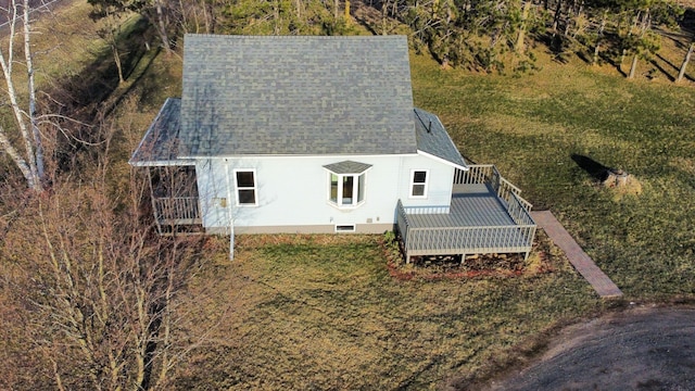 drone / aerial view