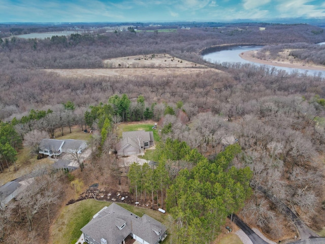 N1698 945th St, Rock Creek Twp, WI 54701 - bird's eye view featuring a water view