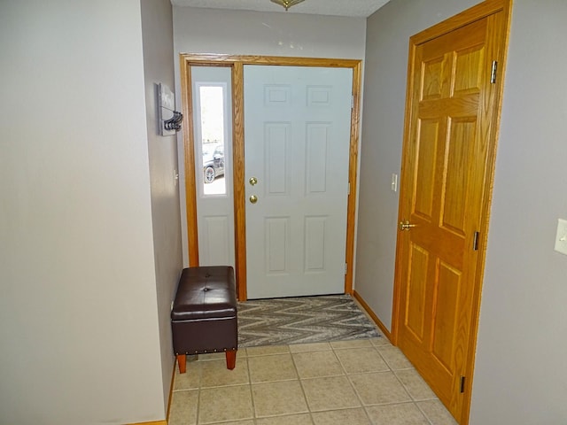 N1698 945th St, Rock Creek Twp, WI 54701 - entrance foyer with light tile patterned floors