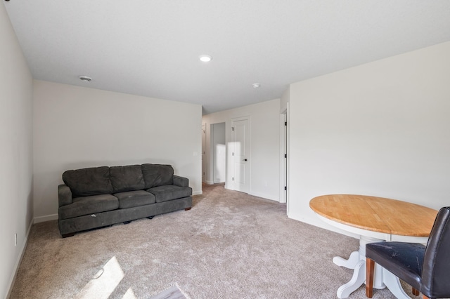 18872 Fillmore St NW, Elk River, MN 55330 - living room featuring carpet floors and baseboards