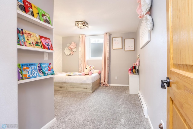 1311 Cossette Dr S, Fargo, ND 58104 - bedroom featuring carpet flooring and baseboard heating