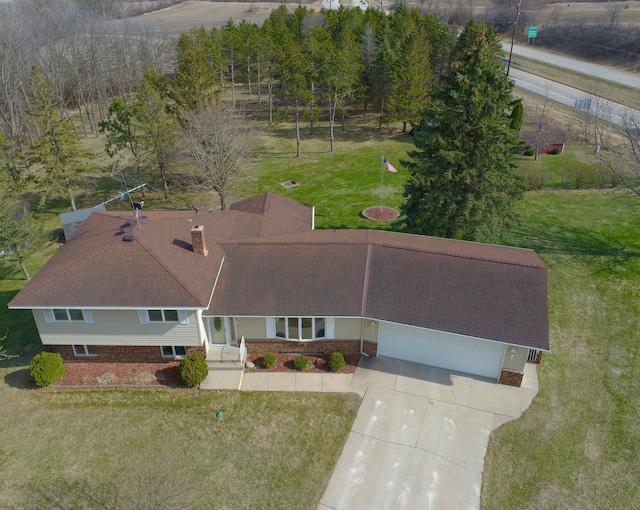 drone / aerial view