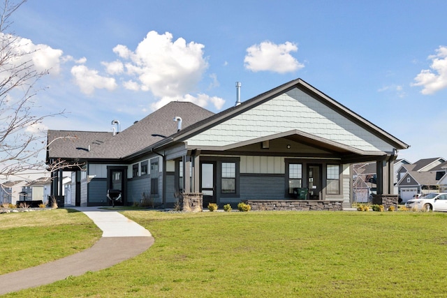 2141 Johanna Cir, Lino Lakes, MN 55038 - craftsman inspired home featuring a front lawn and board and batten siding