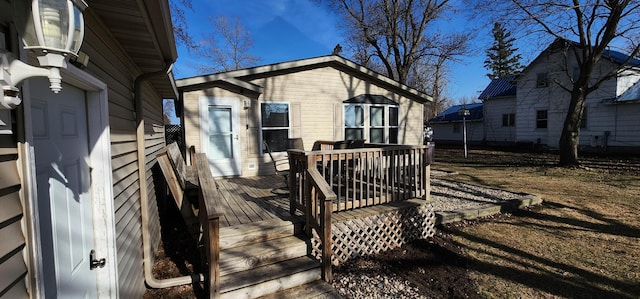 306 4th St S, Hoffman, MN 56339 - view of deck