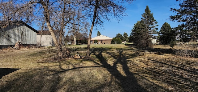 306 4th St S, Hoffman, MN 56339 - view of green lawn featuring a gazebo