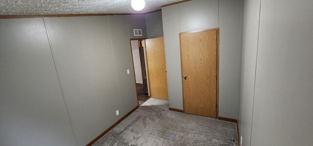 306 4th St S, Hoffman, MN 56339 - hall with carpet and a textured ceiling
