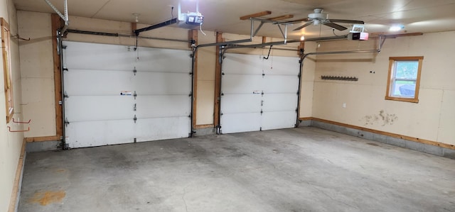 306 4th St S, Hoffman, MN 56339 - garage featuring a garage door opener