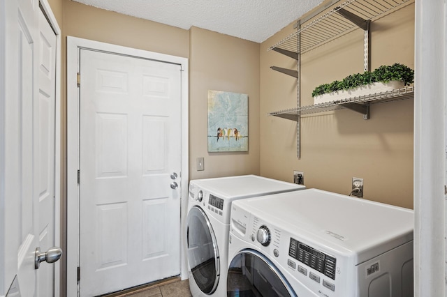 7619 Derby Ln, Shakopee, MN 55379 - laundry room with independent washer and dryer and tile patterned floors