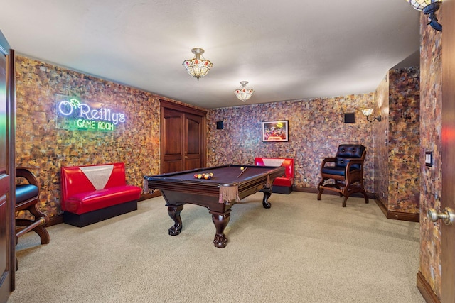 614 Hidden Creek Trl, Mendota Heights, MN 55118 - recreation room featuring carpet, pool table, and baseboards