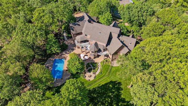 614 Hidden Creek Trl, Mendota Heights, MN 55118 - view from above of property