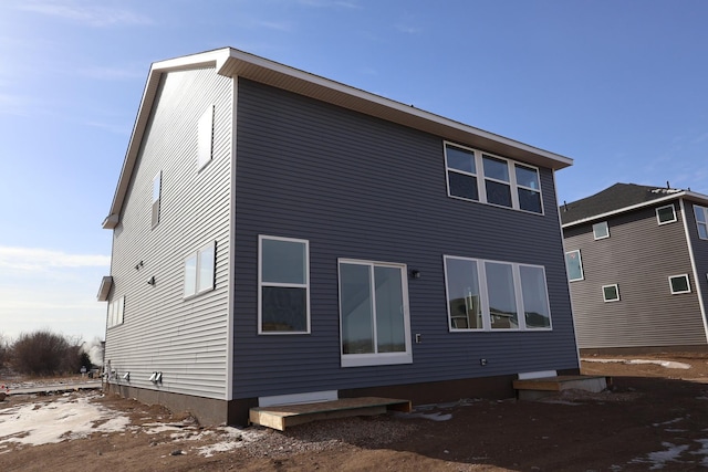 view of rear view of property