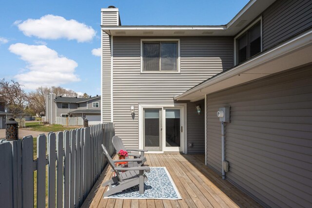 view of deck