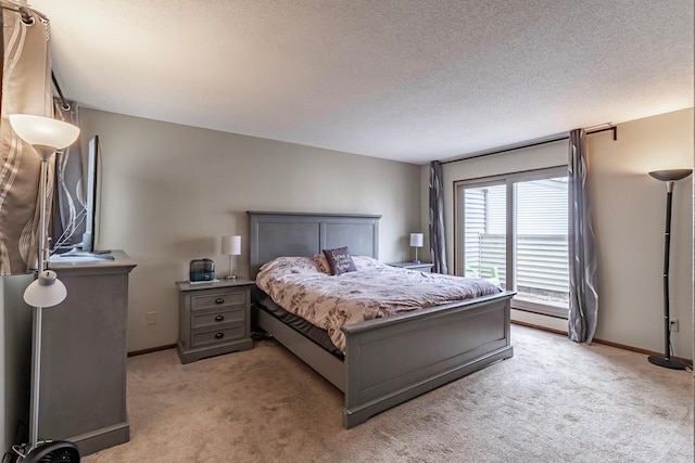 8372 Lower 138th Ct, Apple Valley, MN 55124 - bedroom featuring light carpet and a textured ceiling