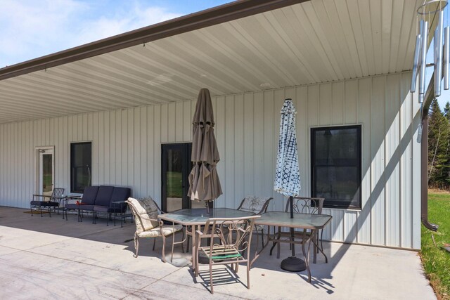view of patio / terrace featuring outdoor dining space