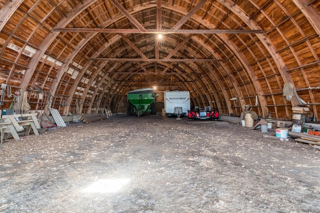 view of attic