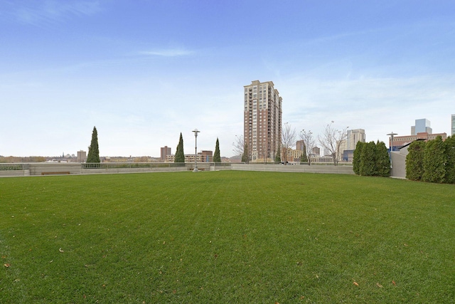 surrounding community featuring a yard