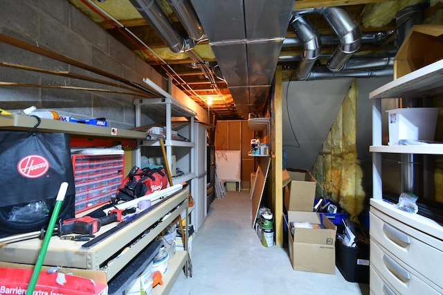 view of storage