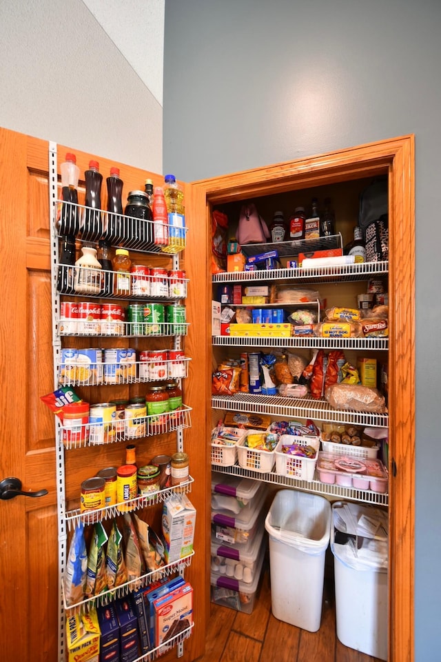 view of pantry