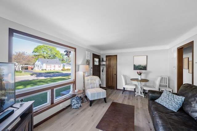 5840 Nevada Ave N, Crystal, MN 55428 - living area with light wood finished floors
