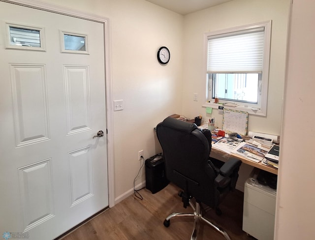 409 Prairieview St, St Thomas, ND 58276 - home office featuring wood finished floors