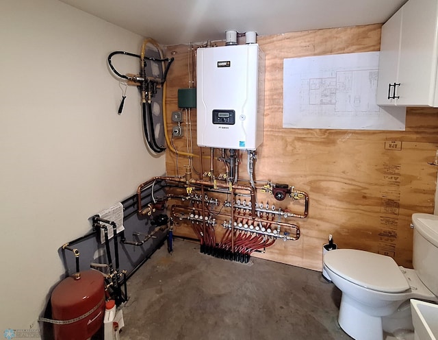 409 Prairieview St, St Thomas, ND 58276 - utility room with tankless water heater