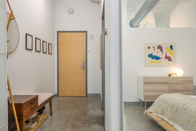250 Park Ave Unit 601, Minneapolis, MN 55415 - bedroom featuring concrete floors