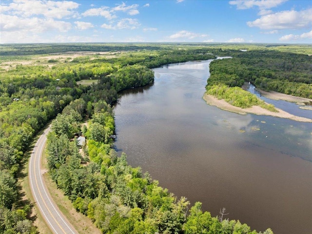 6274 Azalea Rd, Motley Twp, MN 56466 - bird's eye view of a large body of water and a heavily wooded area