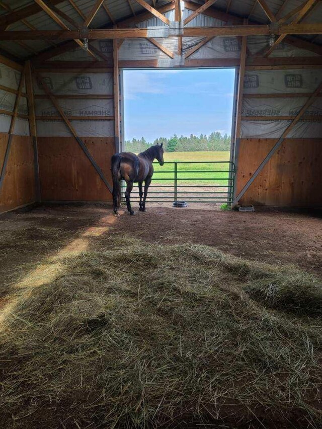 92620 Palon Rd, Sturgeon Lake, MN 55783 - view of stable featuring a rural view