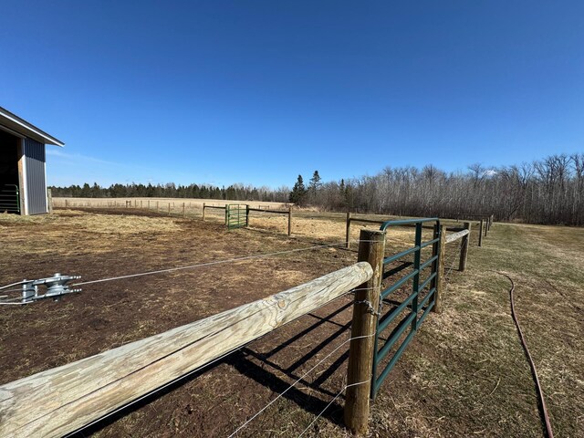 92620 Palon Rd, Sturgeon Lake, MN 55783 - view of yard with a rural view