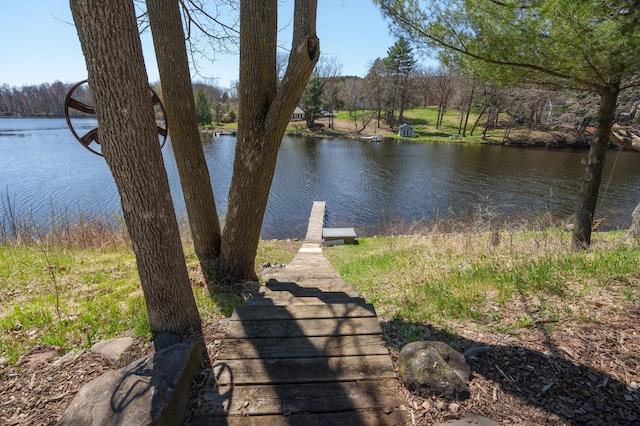 view of water feature